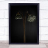 Lotus Heads Dried Flower Flowers Dry Wither Withered Wall Art Print
