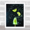 Action Kiwi Popsicle Wall Art Print