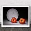Full Moon Tomatoes Kitchen Red Vegetables Vegetable Food Disc Wall Art Print