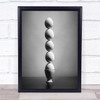 Well Balanced Diet (Version 2) Egg Eggs Balance Harmony Kitchen Wall Art Print