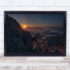 Arco En Picos Sun Sunset Sea Of Clouds Arch Sky Wall Art Print