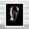 Duality Skull Horror Monster Kuopio Finland Dark Low Key Low-Key Wall Art Print