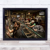 Happy Hour Bar Fun Drinks Party Bartender Alcohol Farmingdale Ny Wall Art Print