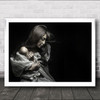 My Silk Cloak Shelters Me Portrait Wind Windy Blow Blowing Woman Wall Art Print My Silk Cloak Shelters Me Portrait Wind Windy Blow Blowing Woman Wall Art Print