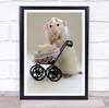 The Babysitter Rat Goose Pram Mouse Rodent Stroller Humor Humour Wall Art Print