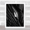 The Laundry Architecture Almere Netherlands Abstract Windows B&W Wall Art Print