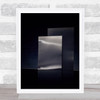 Metallon Metal Plate Abstract Industry Industrial Dark Low Key Wall Art Print