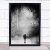 Mood Emotion Feeling Grain Grainy B&W Bird Birds Creative Edit Wall Art Print