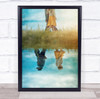 One Couple, Two Direction Vintage Retro Skirt Anonymous Reflection Art Print One Couple, Two Direction Vintage Retro Skirt Anonymous Reflection Art Print