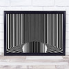 Descent Into The Unknown Abstract Modern Art Architecture Lines Wall Print