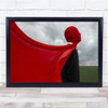 Dreams Of Loneliness Magnitogorsk Russia Blindfold Mask Red Wall Art Print