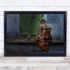 Hand Story Portrait India In Jar Tin Orange Handmark Wall Window Art Print