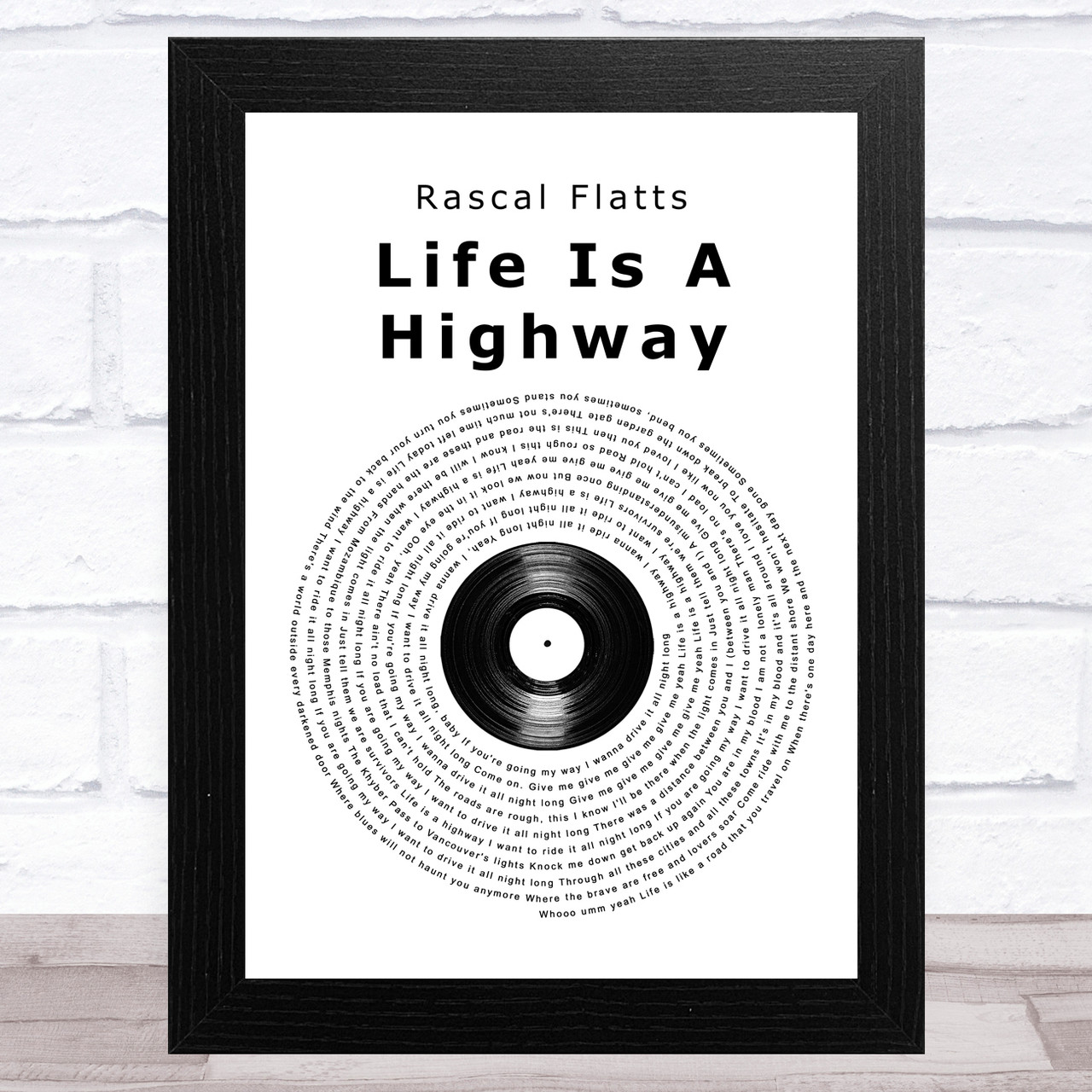 Rascal Flatts Life Is A Highway Lyrics