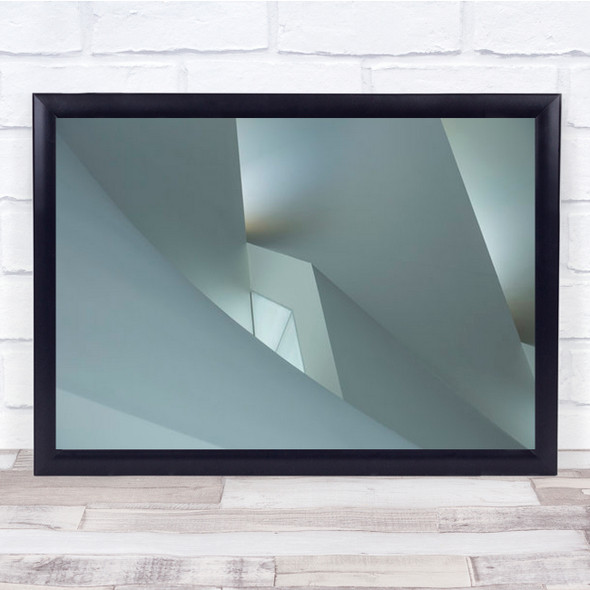 Minimalistic Play Of Lines And Light Geometry Shapes Modern Wall Art Print