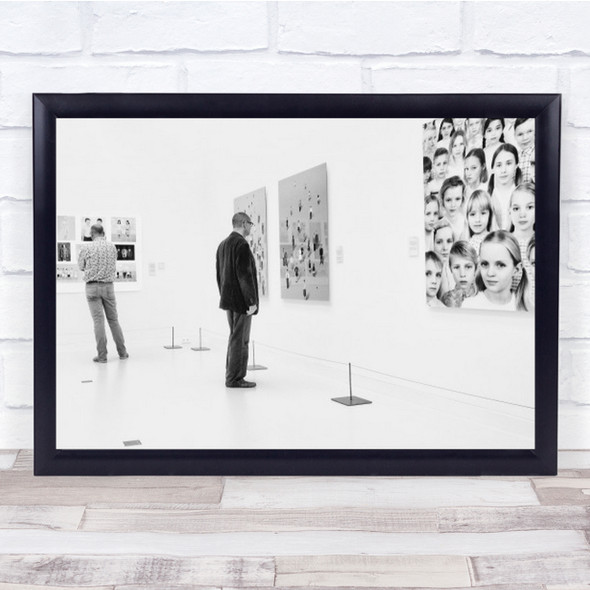 Faces Museum Exhibition Den Bosch Netherlands Not Artwork Wall Art Print