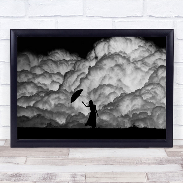 I'M The One Umbrella Edit Creative Clouds Sky Shadow Wall Art Print