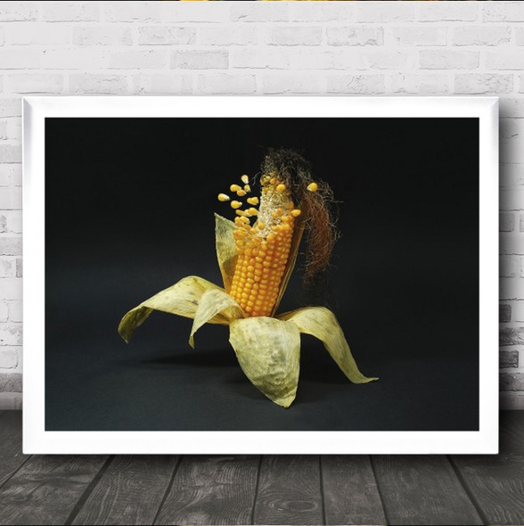 Popcorn Passion2013 Creative Edit Corn Kitchen Wall Art Print