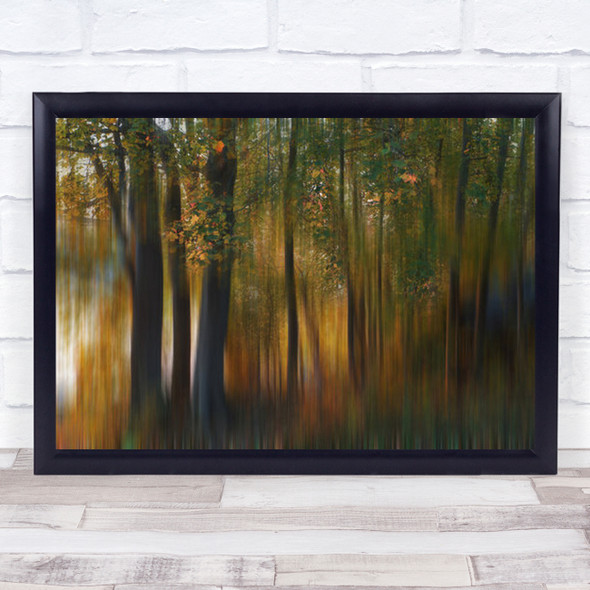 Fall Impression 1 Autumn Trees Leaves Maple Wall Art Print