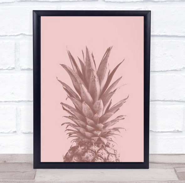 Pineapple Pink 05 Fruit Fruits Studio Wall Art Print