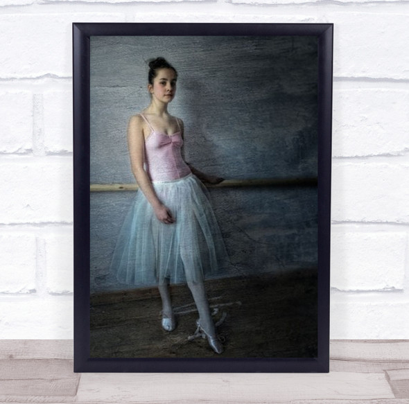 Kat Osmington Ballerina Tutu Posing Wall Art Print