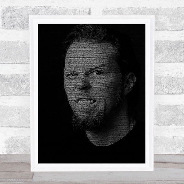 Metallica Nothing Else Matters James Hetfield Face s Music Song Lyric Wall Art Print