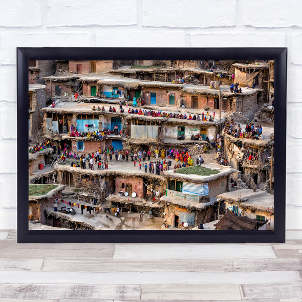 Documentary Iran Migration Bakhtiari Village Historical Sar Agha Wall Art Print