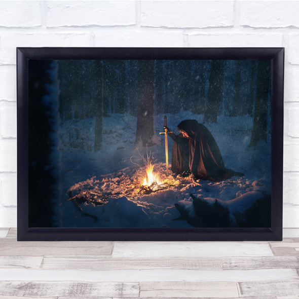 Project Rover Alone Wilderness Fantasy Magical Ranger Fairy-tale Wall Art Print