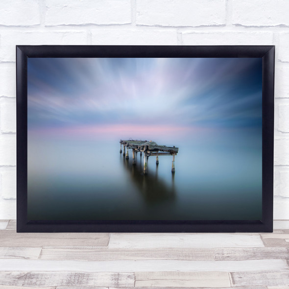 Tarragona Spain Pastel Colour Ebro Delta Landscape Seascape Long Wall Art Print