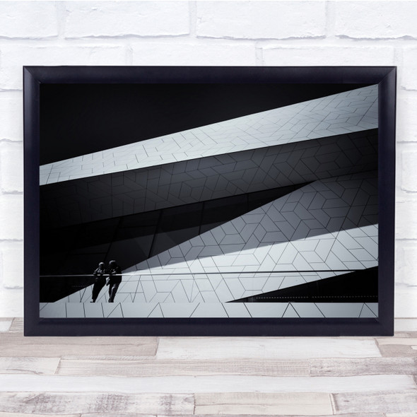 Architecture Netherlands Holland Abstract Amsterdam People Grid Wall Art Print