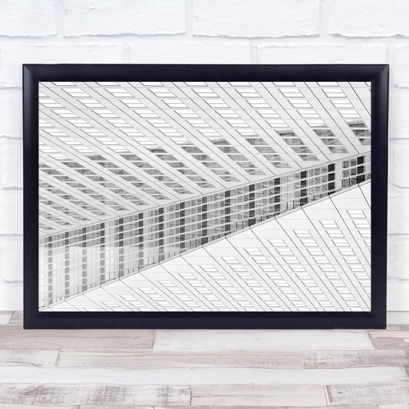 Architecture Netherlands Holland Rotterdam Abstract Facade Wall Wall Art Print