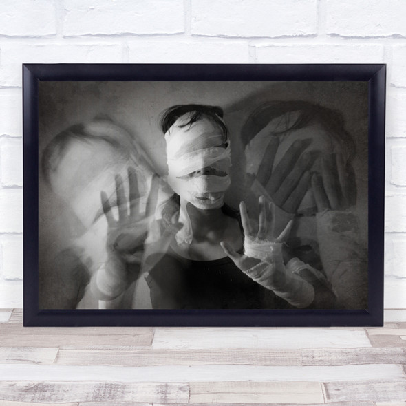 Conceptual Black & White Surrealism Idealism Fine art Art Mummy spooky Print