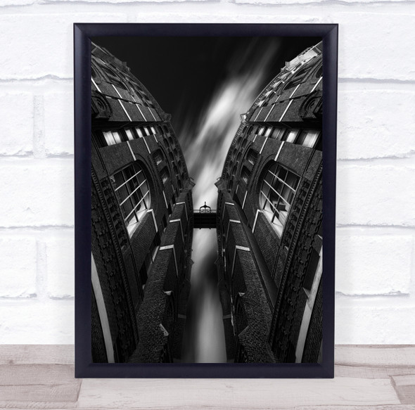 Architecture Sky Vienna Austria Perspective Angelic Particles Wall Art Print