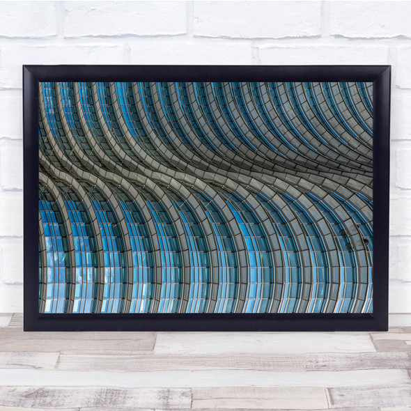 Architecture Building Abstract Structure Urban Modern Colour Wall Art Print