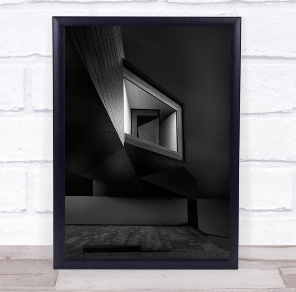 Modern Architecture Building Details Abstract Detail Windows Wall Art Print
