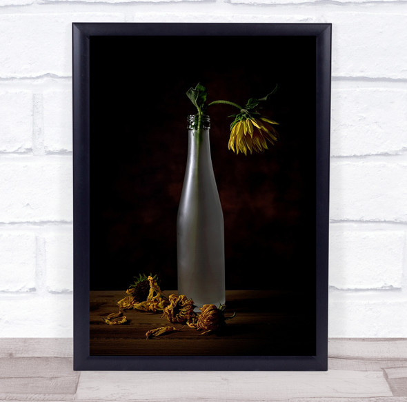 Still Life Decay Degeneration Wither Withered Flower Flowers Wall Art Print