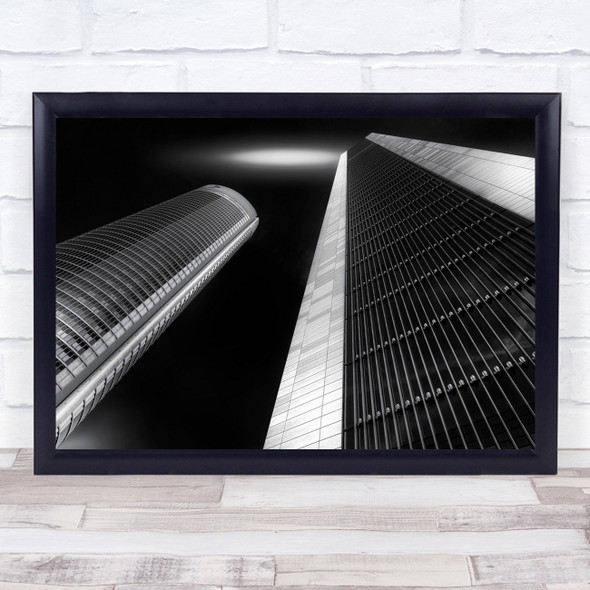 Kasefilters Madrid Architecture Fourtowers Ctba Look At The Wall Art Print