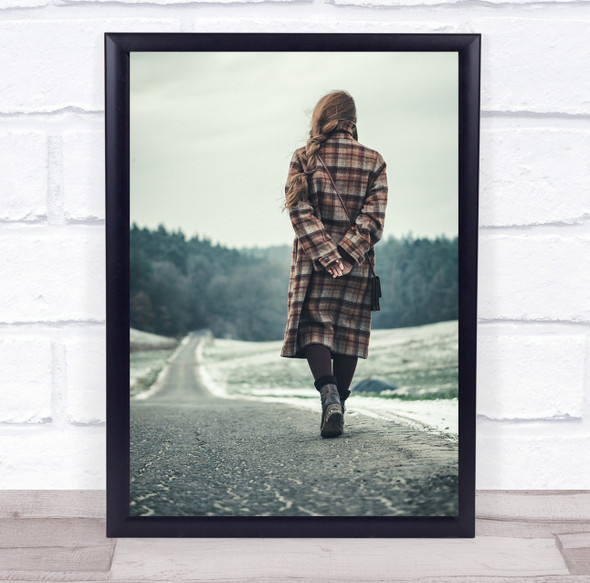 Woman Historical Illustration Illustrator Narrative Emotive Wall Art Print