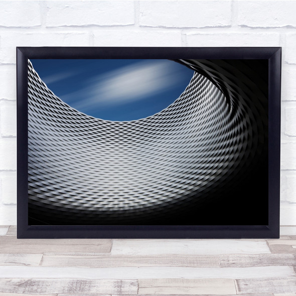 Architecture Abstract Pattern Metal Modern Geometry Shapes Wall Art Print