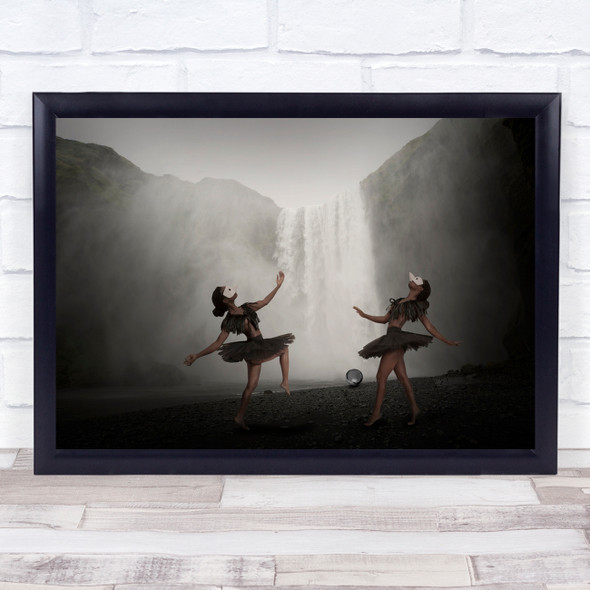 Creative Edit Dance Dancer Dancing Skirt Skirts Mask Masks Wall Art Print