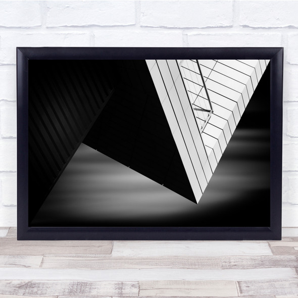 Architecture Jeroenvandewiel Abstract Composition Zigzag Wall Art Print