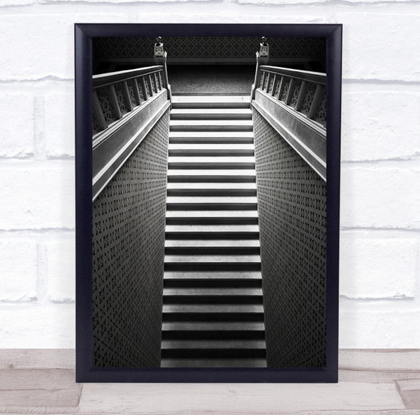 Architecture Stairway Contrast Sarajevo Staircase Stairs Wall Art Print