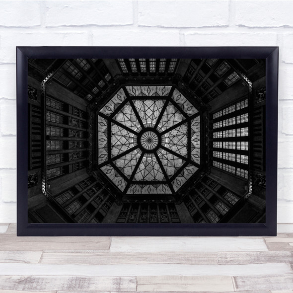 Pragueaca Koruna Passage Ceiling Geometry Czech Republic Wall Art Print