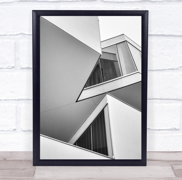 Allschwil Switzerland Architecture Corner Angle Window Wall Art Print