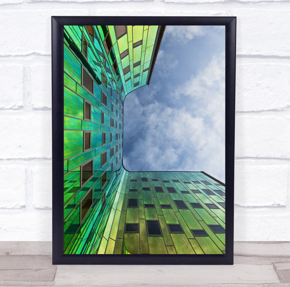 Holland Green Architecture Wall Facade Sky Netherlands Wall Art Print