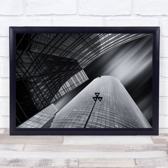 Architecture Buildings Paris La Défense France Modern Wall Art Print