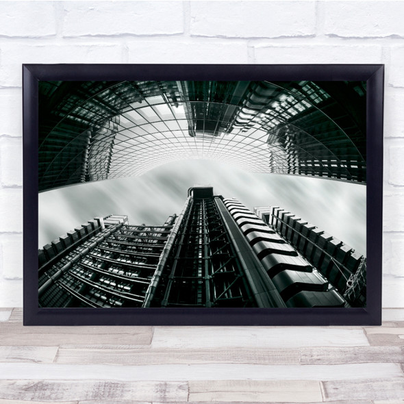 Architecture Toned Monocolour Perspective Modern City Wall Art Print