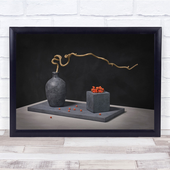 Modern Still Life Vases Vase No People Person Nobody Wall Art Print