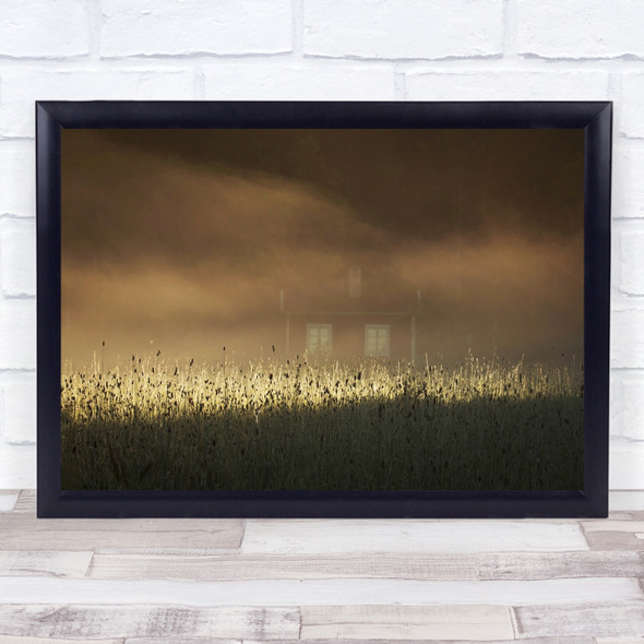 Surreal House Surrealistic Landscapes Countryside Wall Art Print