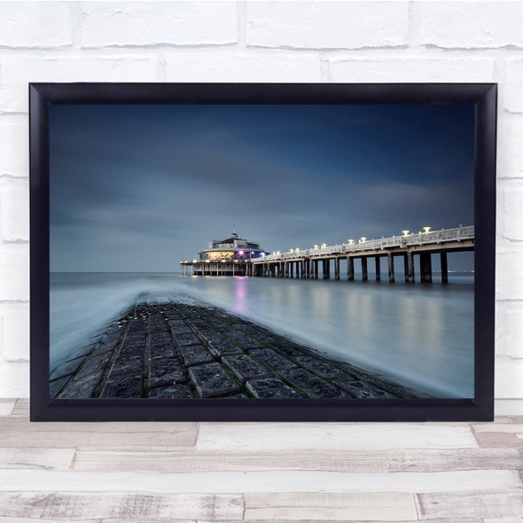 Pier Ocean Jetty Bridge Docks Landscape Seascape Wall Art Print