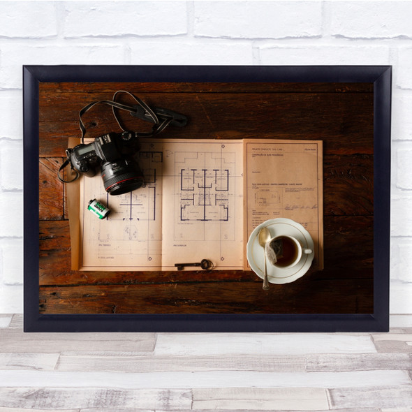 Still-Life Photographer Tea Film Project coffee Wall Art Print